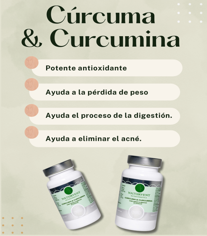 CÚRCUMA & CURCUMINA Potente antinflamatorio