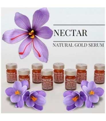 NECTAR Natural Gold Serum Concentrado Azafran & Argán 8 u. x 5 ml
